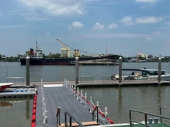 অ্যালুমিনিয়াম খাদ 6061 T6 ভাসমান ডক মেরিনা ভাসমান পাথওয়ে পন্টন ইয়ট বোট ক্লাব ব্যবহারের জন্য