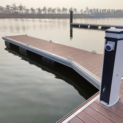 Customizable Aluminum Floating Docks with Rot Features and Anodized Finish
