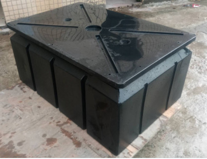 Anti UV LLDPE Floater For Marine Dock Yacht Ship Floating Platform Aluminum Floating Pontoon Bridge