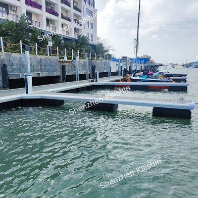 Customized Aluminum Alloy Floating Finger Pontoon Marina Dock Bridge Floating Walkway