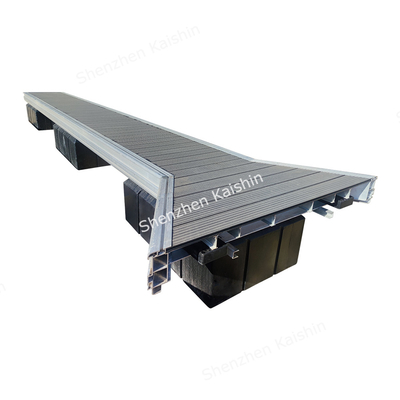 Customized Size Finger Dock Aluminum Floating Pontoon Marina Floating Bridge Platform
