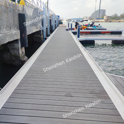Durable Marine Floating Dock Aluminum Alloy Pontoon Boat Platform