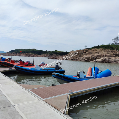 Customized Size Finger Dock Aluminum Floating Pontoon Marina Floating Bridge Platform