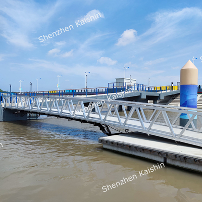 Durable Marine Aluminum Gangways Ramps For Marina Floating Dock Pontoon Boat Use