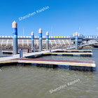 Portable Aluminum Alloy Floating Pontoon Marina Docks Customizable And Made For Heavy-Duty Work With Mooring Cleats
