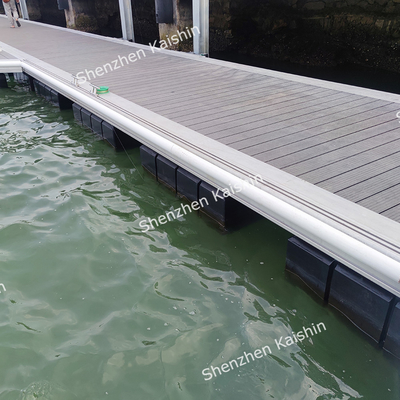 Aluminum Alloy Floating Pontoon Versatile Yacht Floating Dock For Different Marina Yacht Dock Projects