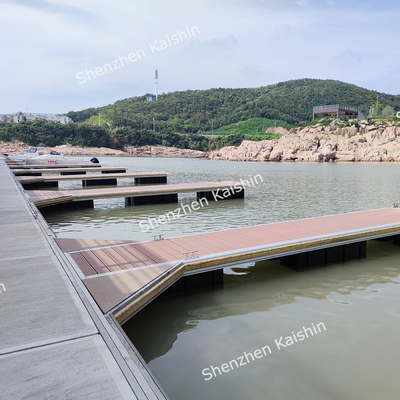 Marina Floating Finger Dock With Aluminum Alloy 6061-T6 Material Floating Pontoon