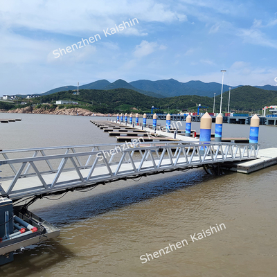 Customized Aluminum Gangway Floating Dock Pontoon For Smooth And Safe Waterway Passage