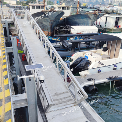Durable Marine Aluminum Gangways Ramps For Marina Floating Dock Pontoon Boat Use