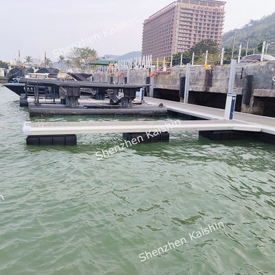 Customized Finger Dock Floating Pontoon LLDPE Floaters And Marina Dock Accessories Included