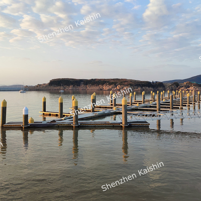 Aluminum Alloy 6061 T6 Yacht Floating Dock Sliver Painting Or Galvanized Floating Pontoon Bridge