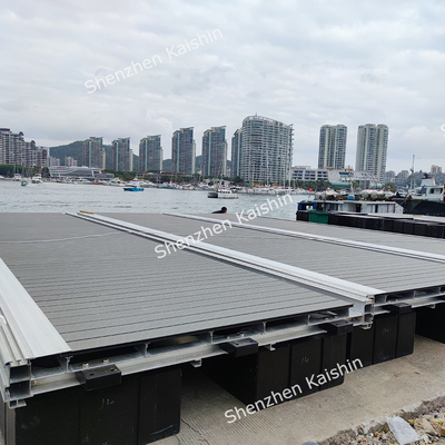 Customized Marine Floating Docks With Long Lifespan Floating Pontoon For Pier Engineering