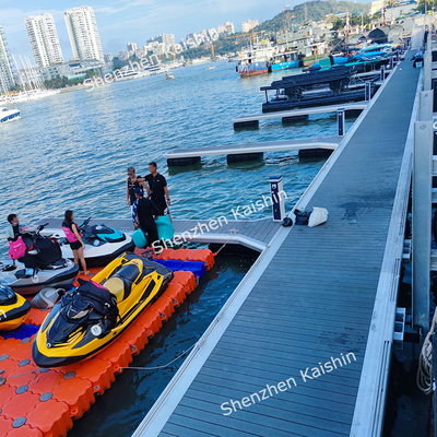 Aluminum Alloy 6061 T6 Yacht Floating Dock Sliver Painting Or Galvanized Floating Pontoon Bridge