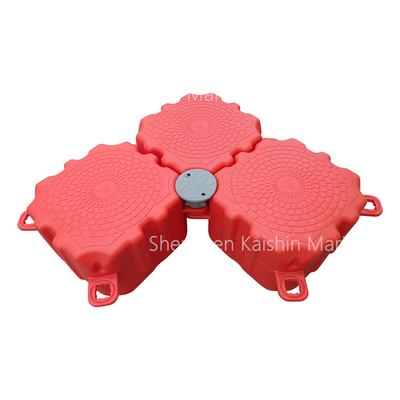 Modular Floating Dock With 350kg/Sqm Load Capacity HDPE Jet Ski Dock For Marina Boat