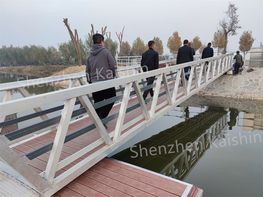 High-Quality Marine Aluminum Gangways Ramps For Floating Dock Pontoon With Bolts And Nuts Accessories