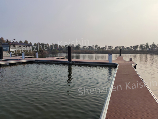 Low Maintenance Aluminum Floating Docks with 20-50 Year Life Span and Rubber Fender Accessories