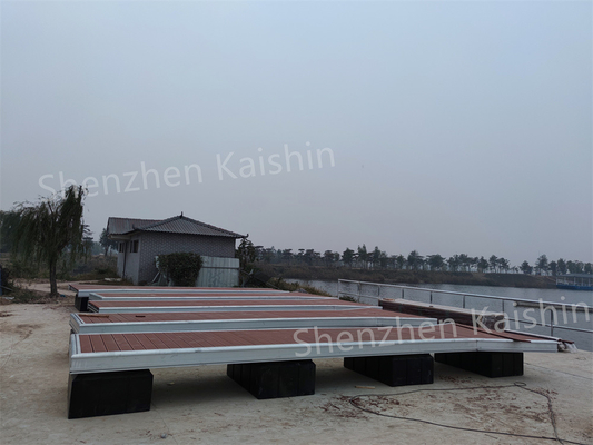 Marina Aluminum Floating Docks Customizable Floating Walkway Pontoon For Yacht Boat Ship Use
