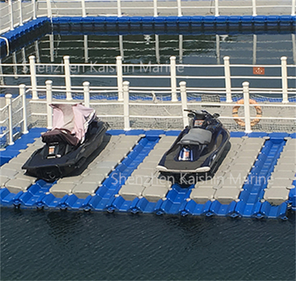 Durable Modular Floating Dock HDPE Jet Ski Floating Cubes With Bolts And Pontoon Accessories