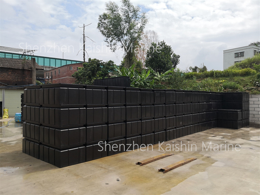 15 Years Lifespan Polyethylene LLDPE Floaters Floating Pontoon Docks Marina Floating Bridge