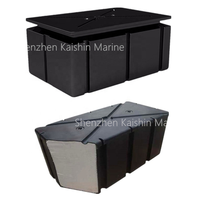 UV Resistant Floating Bridge Dock Pontoon Black LLDPE And EPS Foam For Marina Yacht