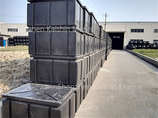 Versatile LLDPE Floaters With EPS Foam For Stable Marina Floating Dock Pontoon Construction