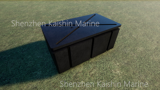 Durable LLDPE Floating Dock In Black Or Customized For Marina Yacht Floating Bridge Pontoon