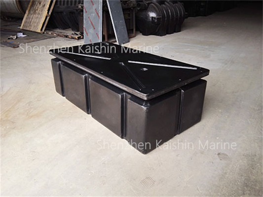 350kgs/M2 Loading Capacity LLDPE Floater For Marina Yacht Floating Dock Pontoon Projects
