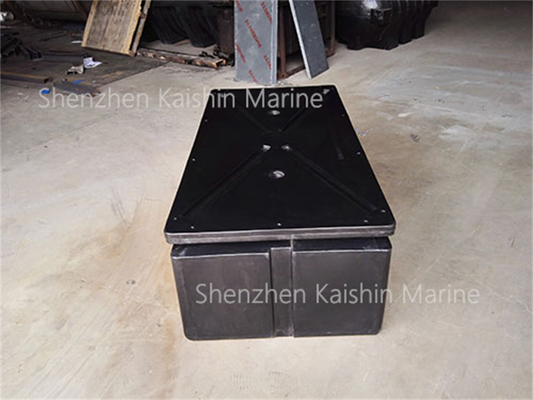 LLDPE Floatation Dock Floater With EPS Foam For Marine Structures Aluminum Alloy Floating Pontoon Yacht Boat Bridge