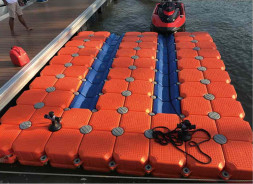 Economical Versatile Modular Floating Cube Dock HDPE Floating Potoon For Marina