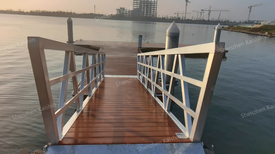 Marine Aluminum Floating Docks Boating Floating Pontoon Jetty For Lakes / Moles