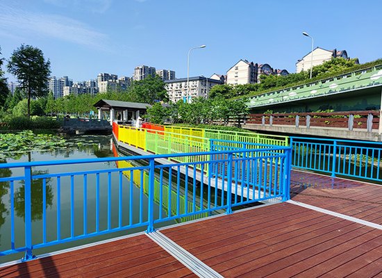 Marine Aluminum Floating Docks Boating Floating Pontoon Jetty For Lakes / Moles