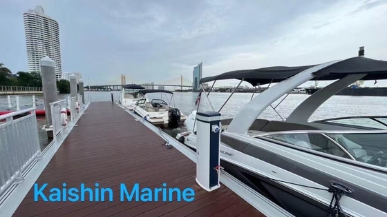 Aluminum Alloy Floating Pontoon Versatile Yacht Floating Dock For Different Marina Yacht Dock Projects