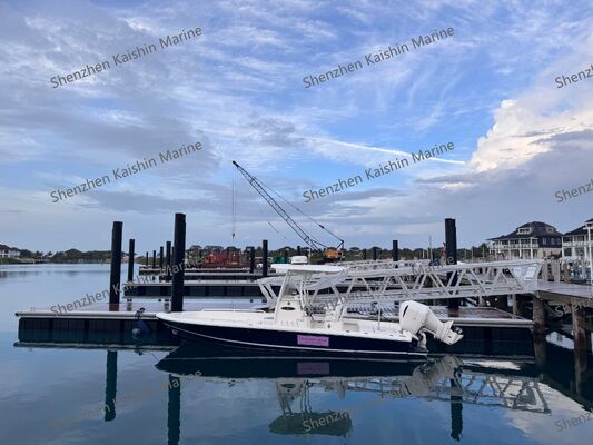 Heavy Duty Marine-Grade 6061-T6 Aluminum Floating Dock with Modular Construction and 250-275kg/sqm Load Capacity