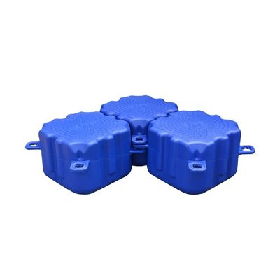 Modular HDPE Plastic And EPS Foam Floating Dock Pontoon Cubes 350kg/Sqm Load Capacity