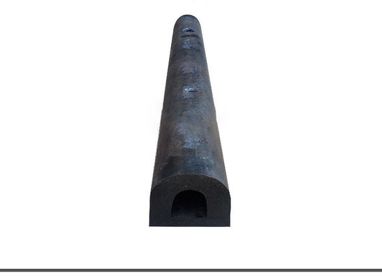 Customized Marine Rubber Fenders Edge Protection D Shape For Boat And Dock