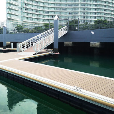 High Quality Marine Grade 6061 T6 Aluminum Gangway Used Marina Dock Ramps Yacht With Handrail