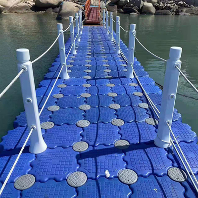Sturdy HDPE Floating Dock System With 350kg/Sqm Load Capacity Lightweight Jetski Dock Design