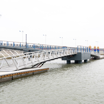 Marina Grade Aluminum Alloy Gangway Ramps With 300kgs/Sqm Loading Capacity For Marina Dock