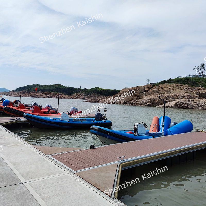 Customized Size Finger Dock Aluminum Floating Pontoon Marina Floating Bridge Platform