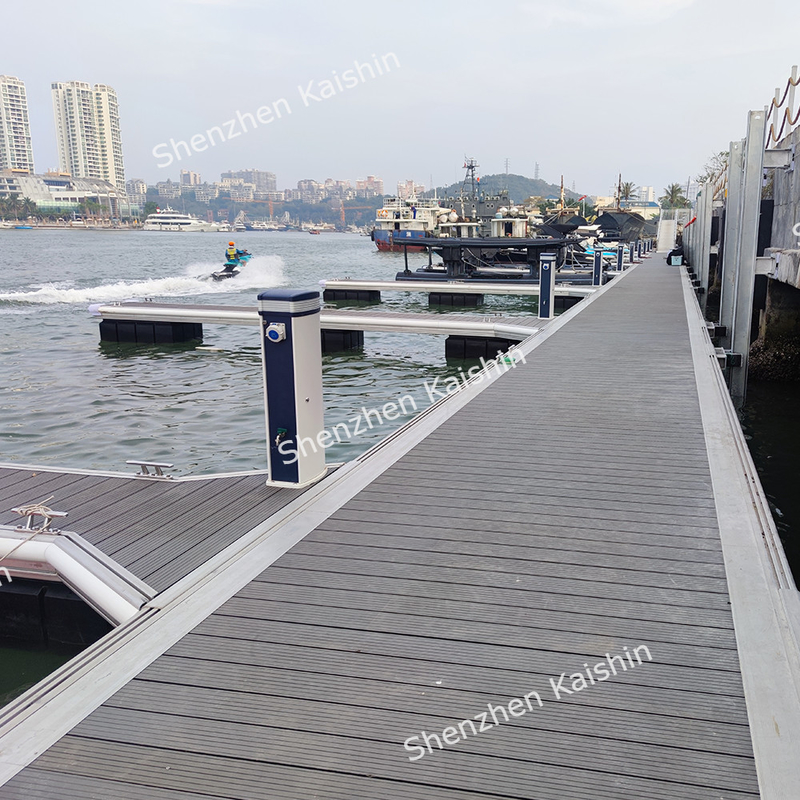 Low Maintenance Modular Aluminum Alloy Floating Docks Marina Floating Walkway Pontoon