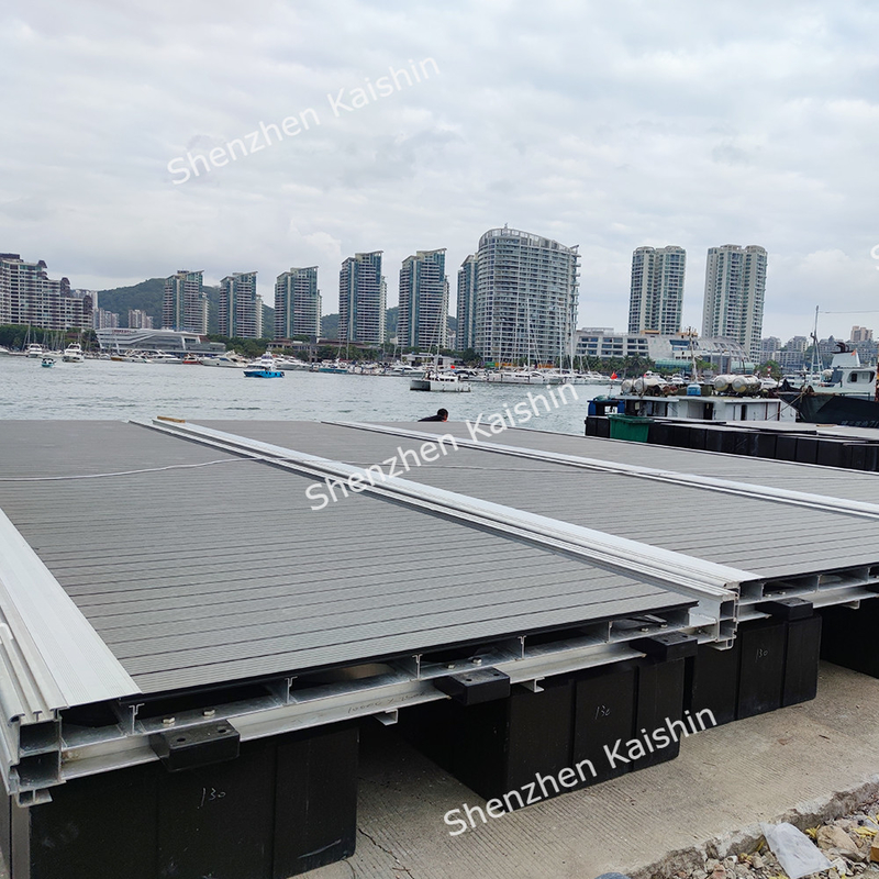 Marina Dock Function Yacht aluminum alloy Floating Dock For Watercraft floating bridge platform