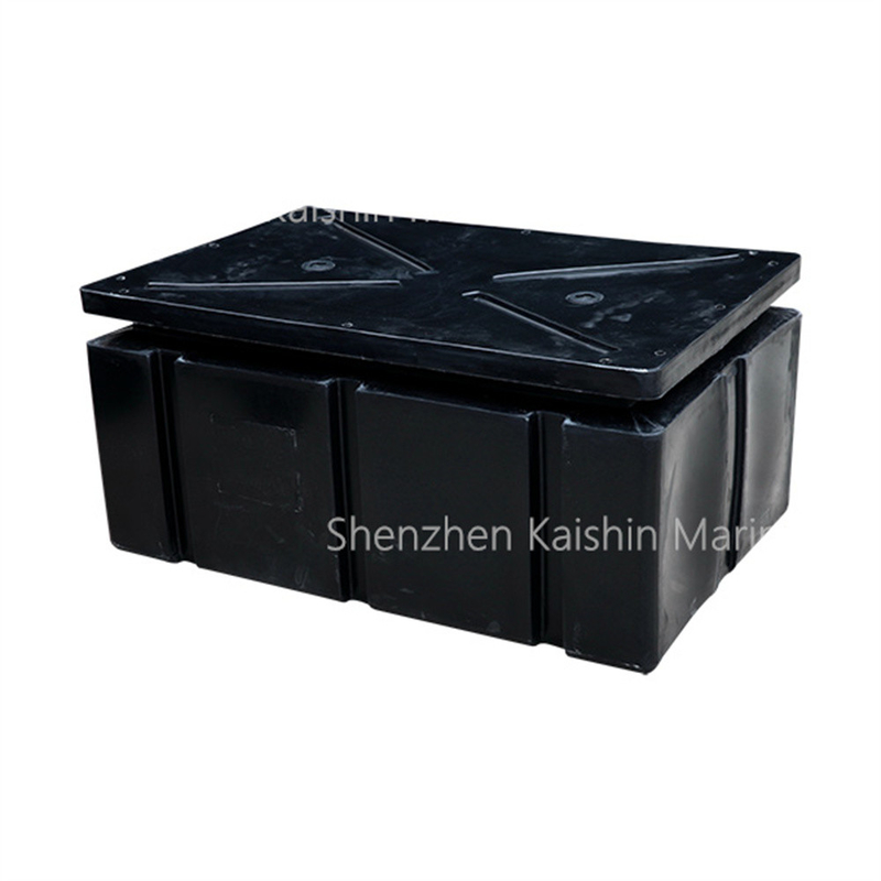 Marinas Application LLDPE Floatation With 480-600kgs Buoyancy For Aluminum Floating Dock Pontoon