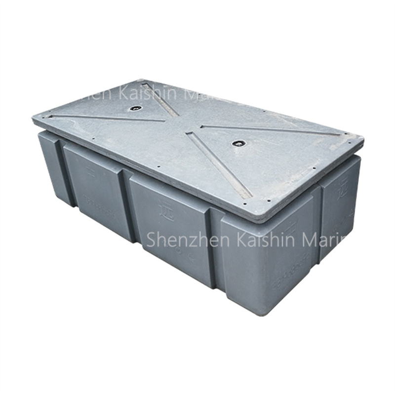 LLDPE Floatation Dock Floater With EPS Foam For Marine Structures Aluminum Alloy Floating Pontoon Yacht Boat Bridge