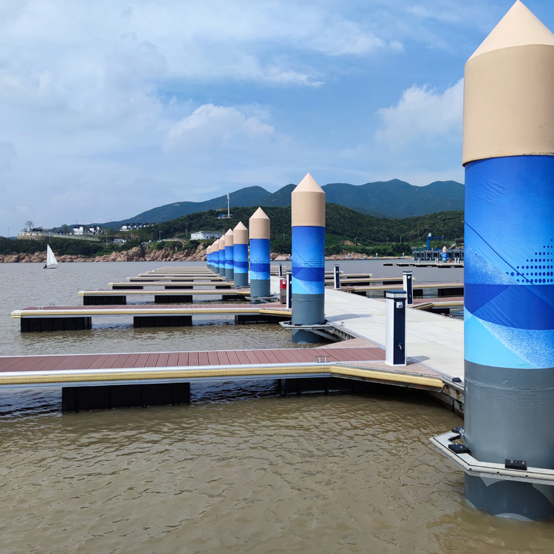 Aluminum Alloy Smooth Portable Docks Easy Installation Customizable Size